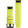 Ремешок для смарт часов GARMIN QUICKFIT BAND 26MM AMP YELLOW SILICONE 10158